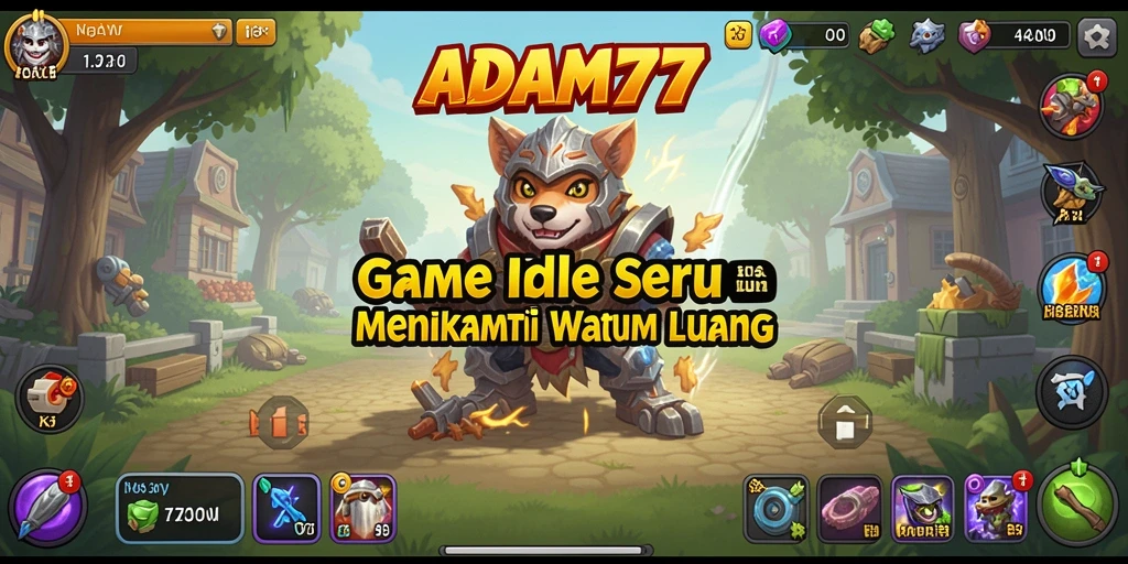 Tampilan menarik dari gameplay ADAM77 yang menggugah selera.