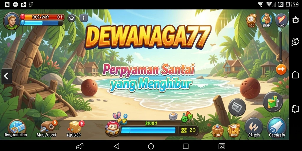 Screenshot gameplay DEWANAGA77 menunjukkan tantangan seru yang menyenangkan.