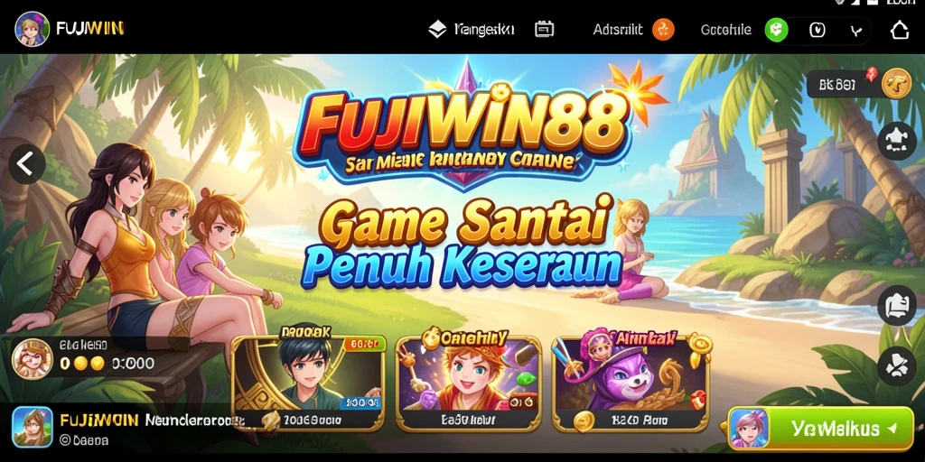 Tampilan memukau dari gameplay FUJIWIN88 yang penuh warna.