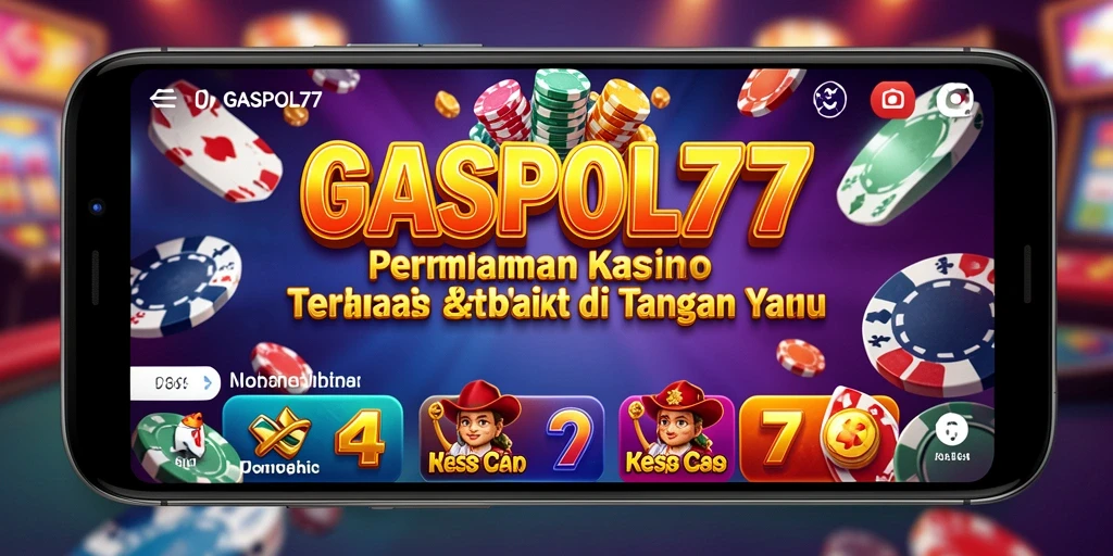 Tampilan grafis menakjubkan dalam permainan Kasino GASPOL77.