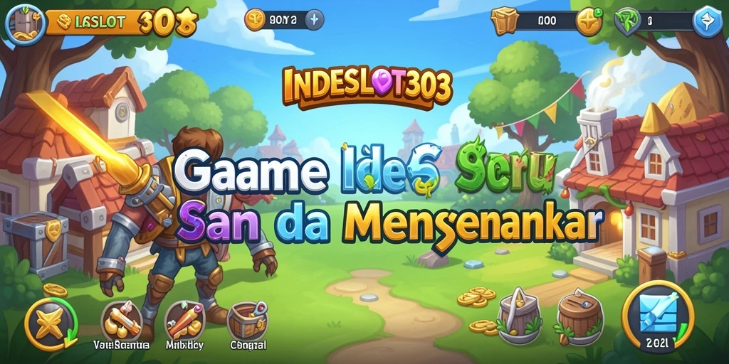Screenshot gameplay menunjukkan aksi seru di INDESLOT303.
