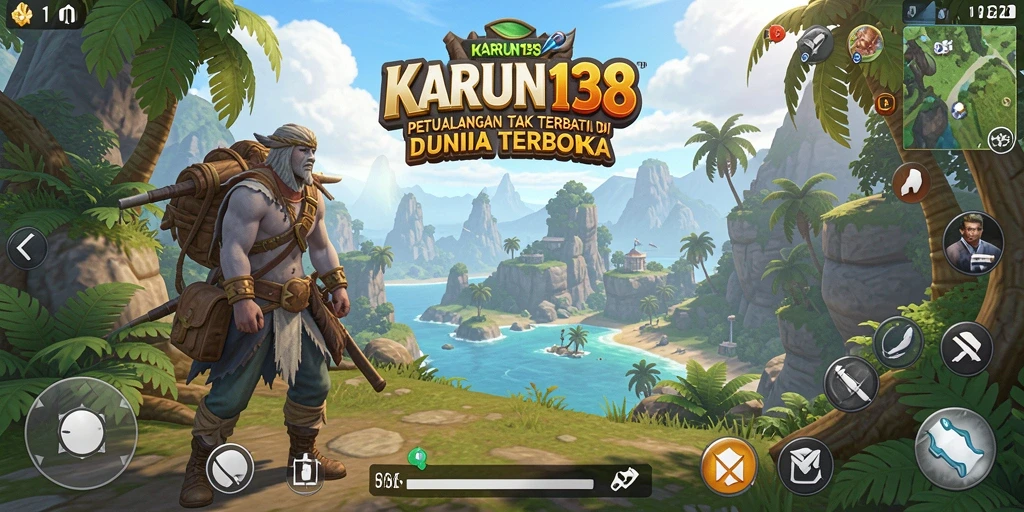 Screenshot KARUN138 yang menunjukkan eksplorasi dunia terbuka yang menakjubkan.
