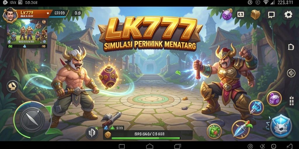Tampilan gameplay LK777 yang menarik dan mendetail.