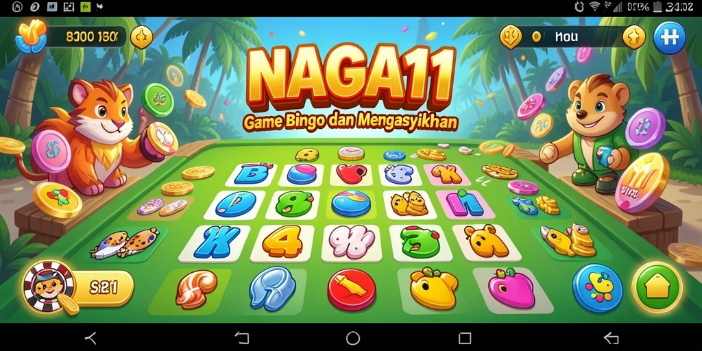 Tampilan gameplay NAGA11 yang menarik dalam permainan Bingo.