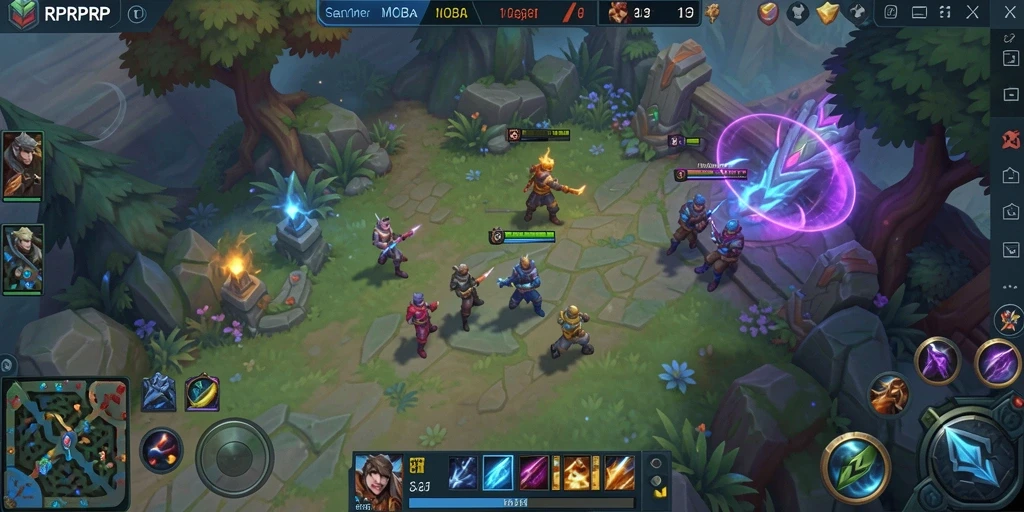 Tangkapan layar gameplay RPRPRP yang penuh aksi seru.