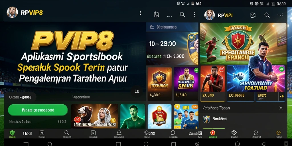 Screenshot RPVIP8 menampilkan gameplay Sportsbook yang seru dan interaktif.