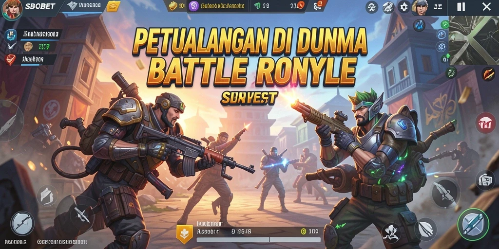 Gameplay SBOBET yang menegangkan di arena Battle Royale.