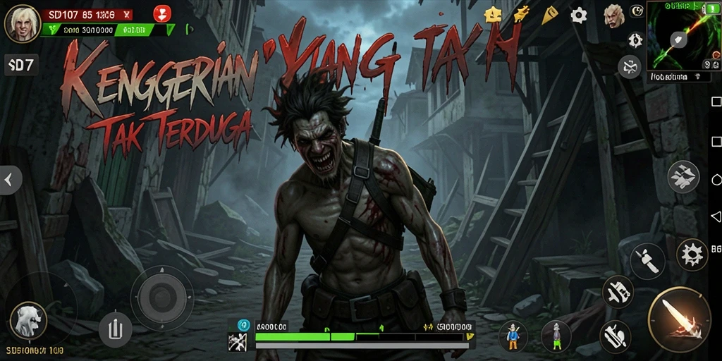 Tampilan gameplay <strong>SD107</strong> yang menakutkan dan penuh ketegangan.