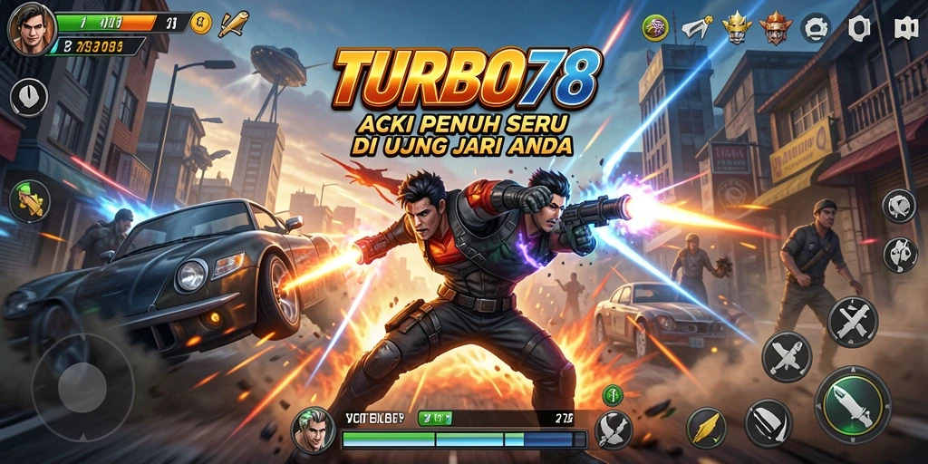 Screenshot dari gameplay menegangkan TURBO78 yang menampilkan aksi seru.